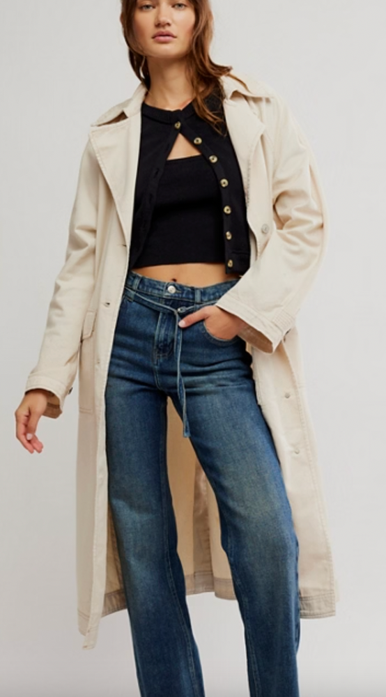 Free People Perry Military Duster/Trench