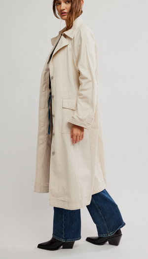 Free People Perry Military Duster/Trench