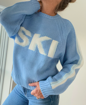 Amy Ski Blue Sweater