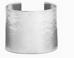 Silver Textured Cuff