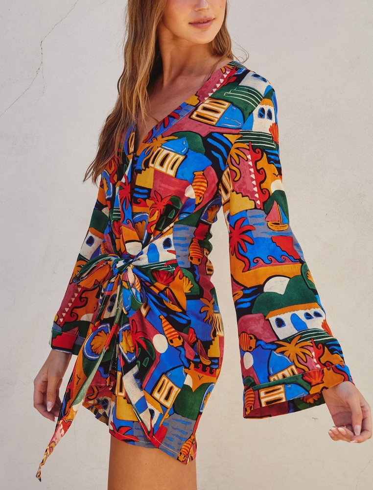 Santorini Wrap Dress