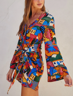 Santorini Wrap Dress