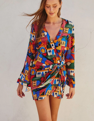 Santorini Wrap Dress