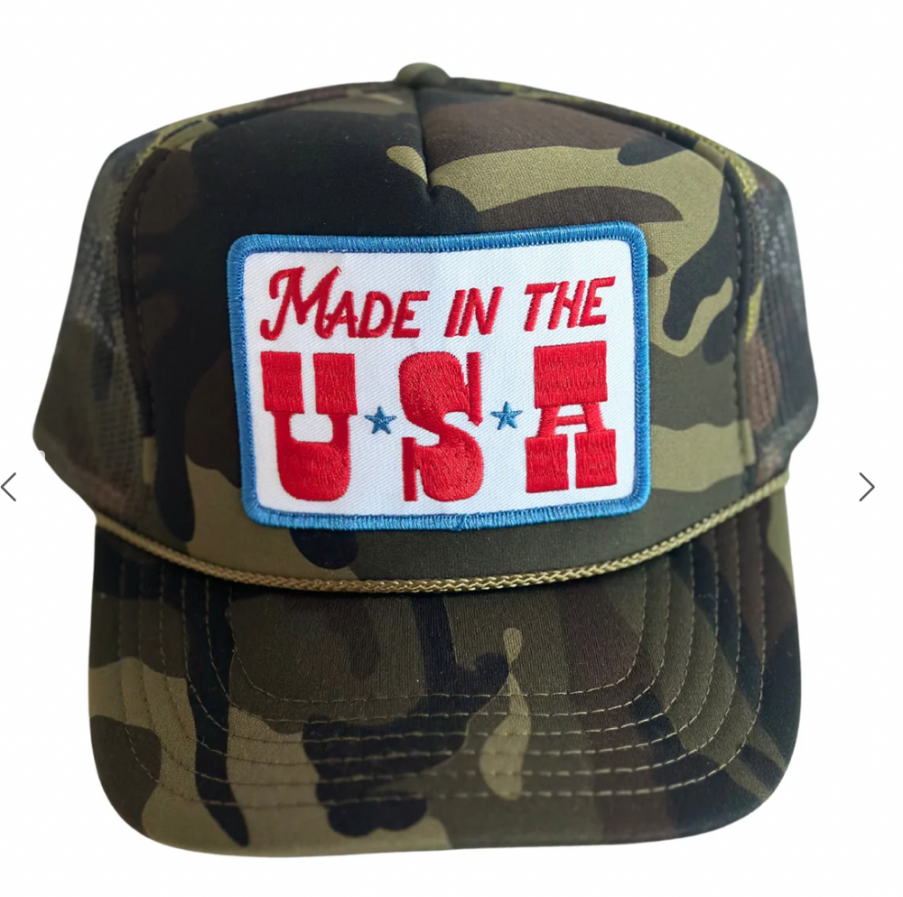 Camo Made In The USA Trucker Hat