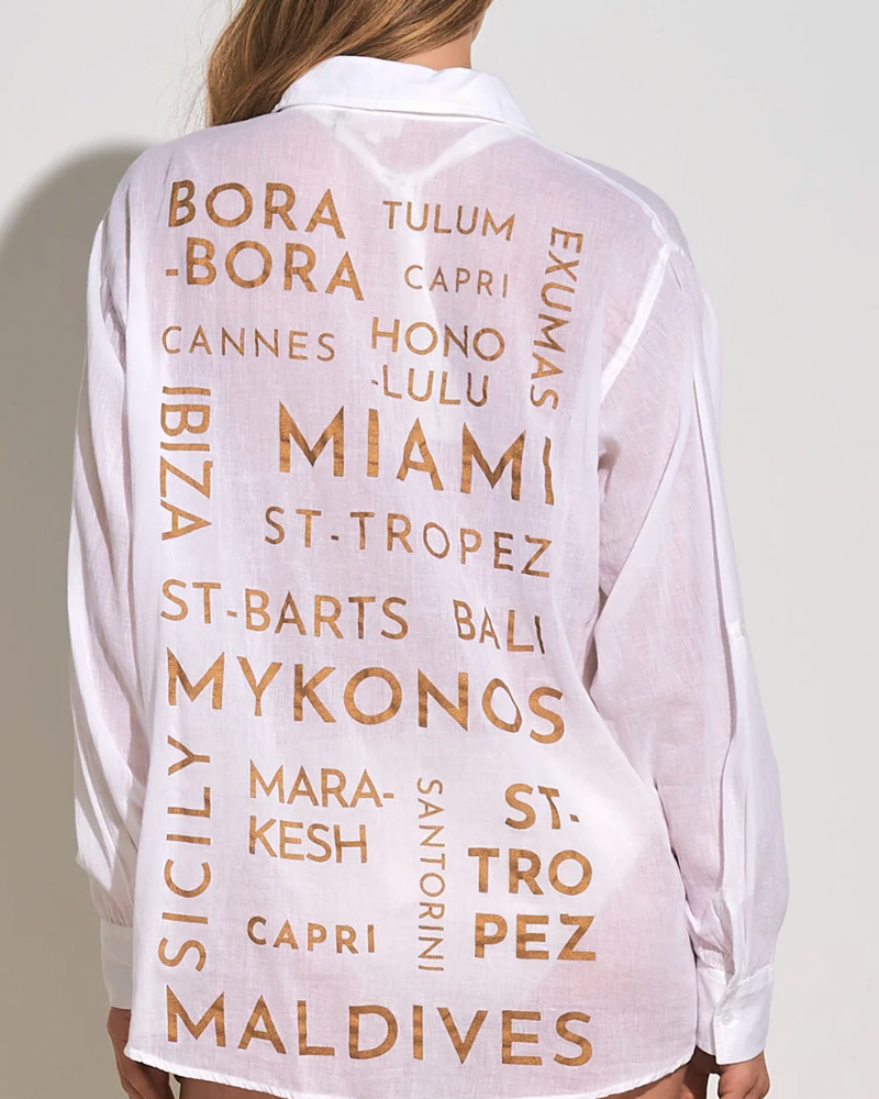 Bora Bora Button Down