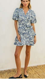 Carmen Field Daisies Wrap Dress