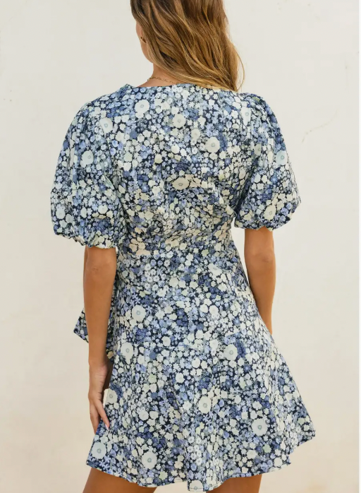 Carmen Field Daisies Wrap Dress