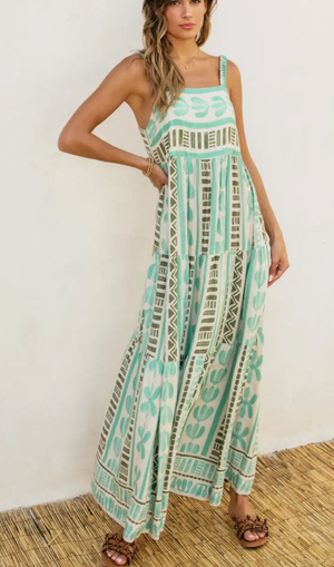 Camilla Meadow Mist Maxi Dress