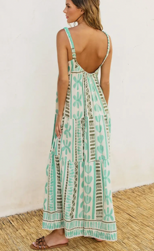 Camilla Meadow Mist Maxi Dress