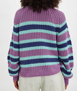 Frankie Cable Striped Pullover