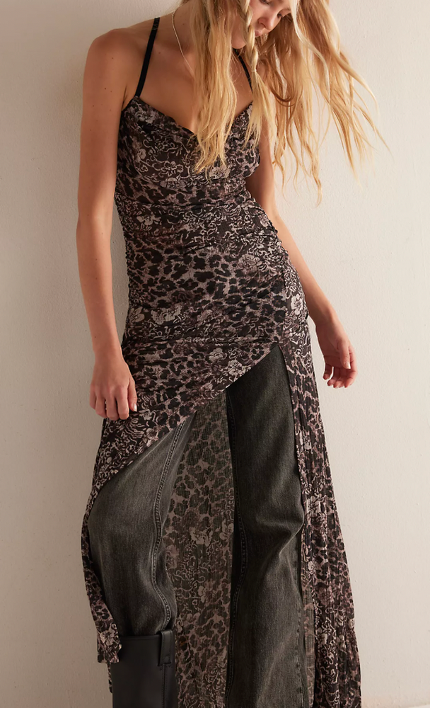 Concrete Jungle Maxi Slip Dress